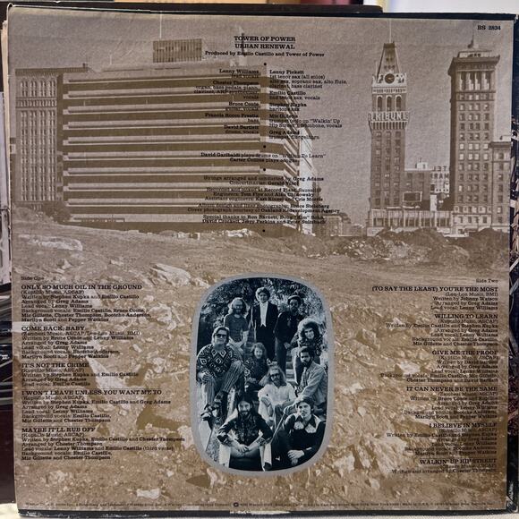 Tower of Power - 2 LP LOT - Back To Oakland - Urban Renewal ULTRASONIC CLEAN VG+ - Picture 11 of 16